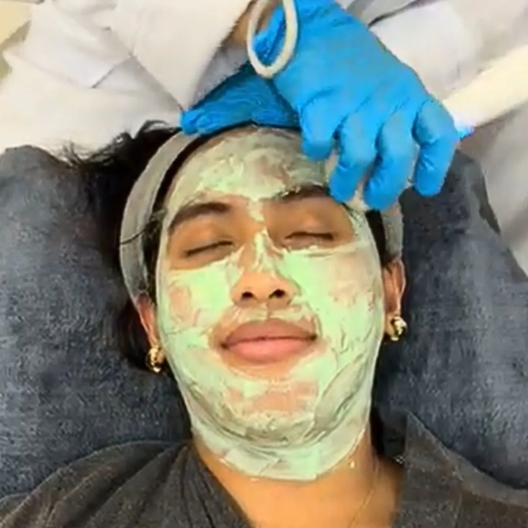 Organic botox facial treatment